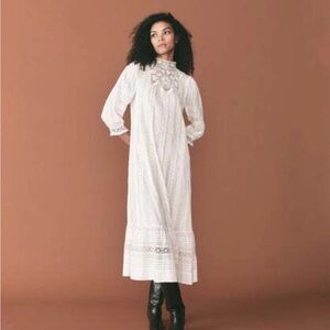 Doen Ernestina long white Dress M